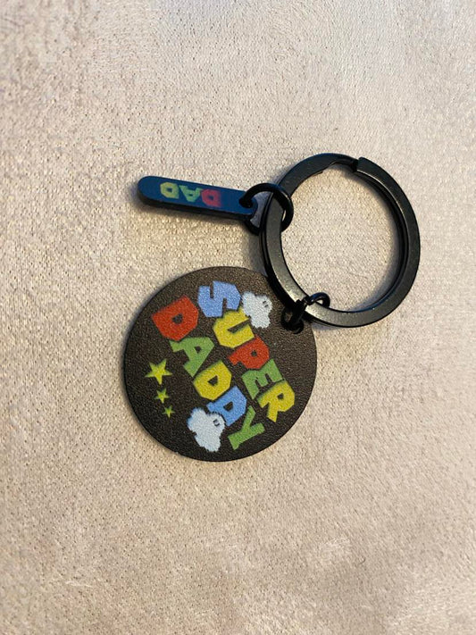 Super Daddy Keyring